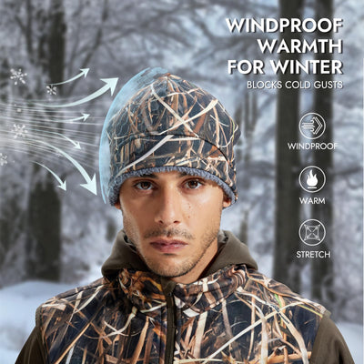 LOOGU Unisex Camo Beanie Hat for Hunting B11 — Loogu Grass Shadow