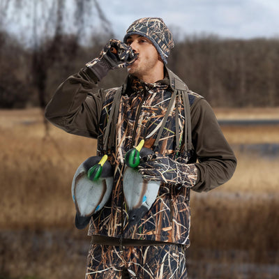 LOOGU Unisex Camo Beanie Hat for Hunting B11 — Loogu Grass Shadow