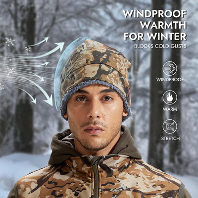 LOOGU Unisex Camo Beanie Hat for Hunting B11 — Loogu Spretta Desert