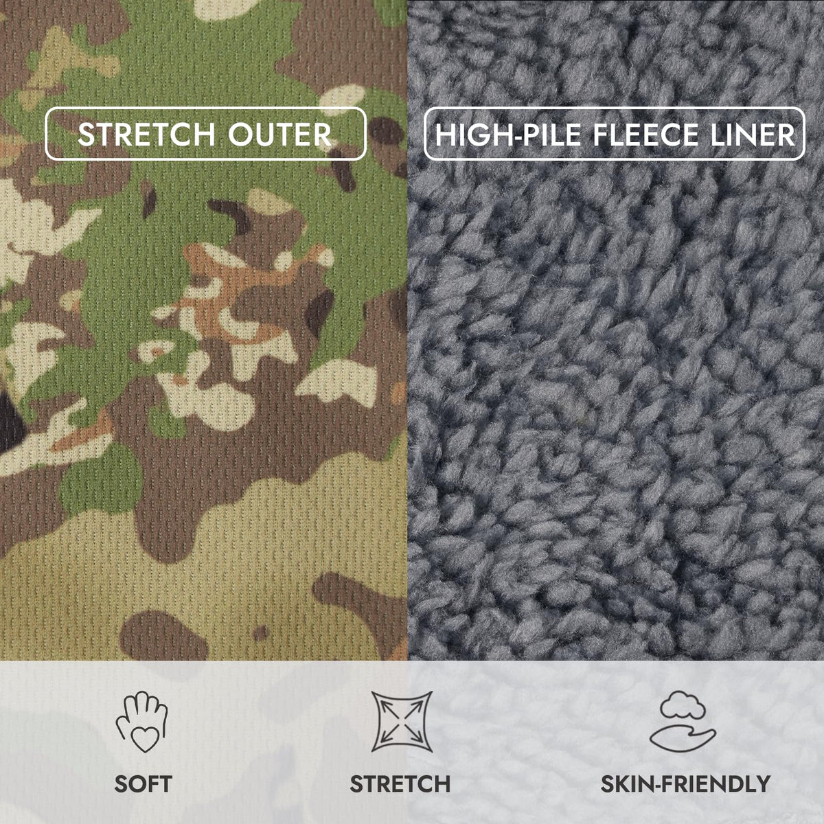 LOOGU Unisex Camo Beanie Hat for Hunting B11 — Loogu Spretta MT