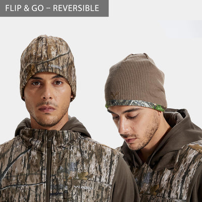 LOOGU Unisex Camo Beanie Hat for Hunting B10 — Loogu Ents Brown,Brown