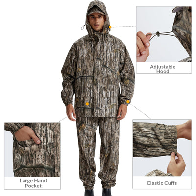 LOOGU ENTS camo rainsuit TPU RS20 — Loogu Ents Brown