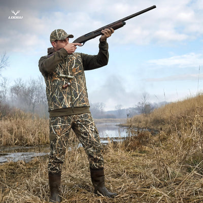 Fleece-Lined Hunting Vest M10-1 — Loogu Grass Shadow