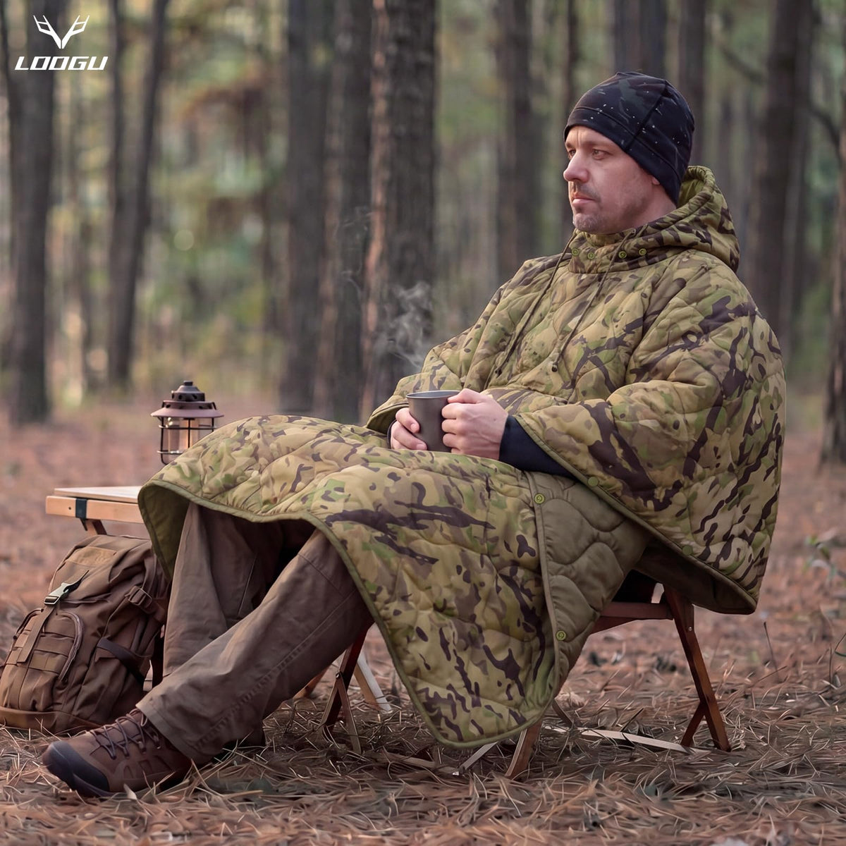 LOOGU Camo Blanket Zipper Insulated Sleeping Bag IP10 — Loogu Spretta MT