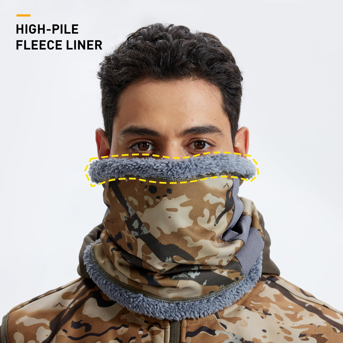 LOOGU Fleece Neck Gaiter N10 — Loogu Spretta Desert