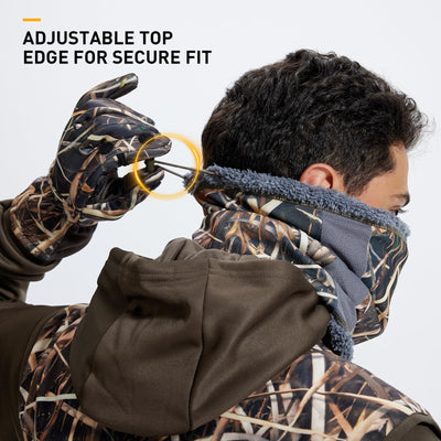 LOOGU Fleece Neck Gaiter N10 — Loogu Grass Shadow