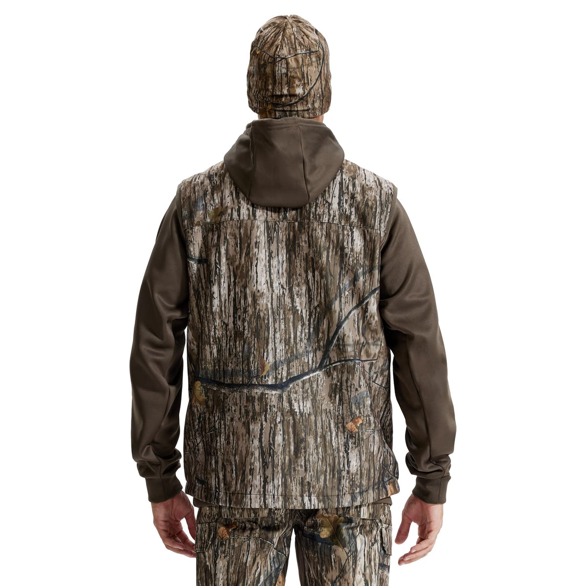 Fleece-Lined Hunting Vest M10-1 — Loogu Ents Brown
