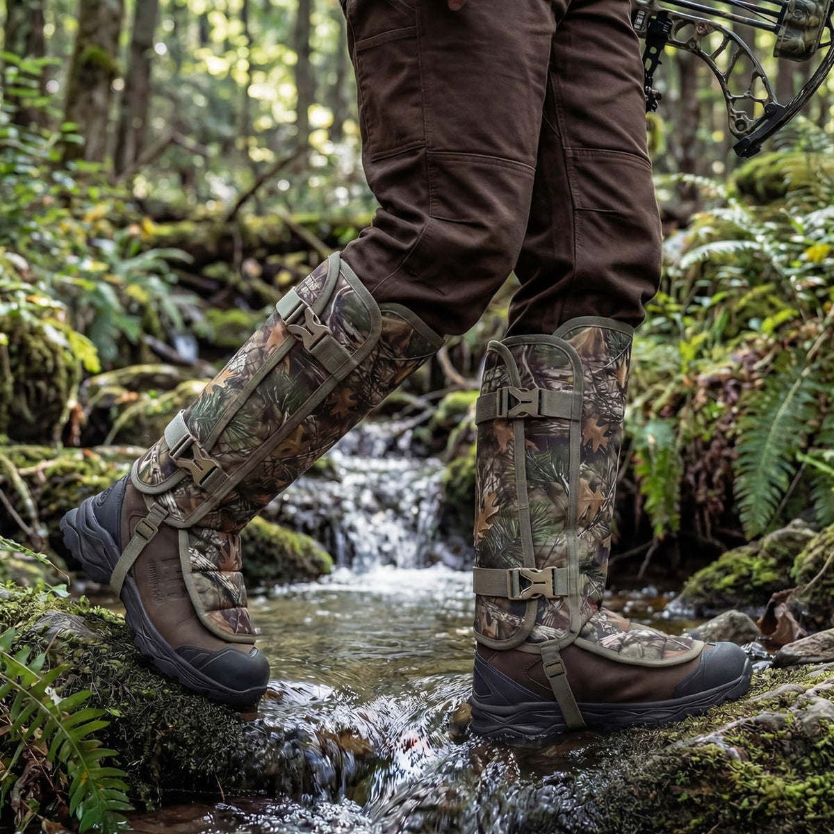 LOOGU Snake Gaiters, Waterproof Oxford Leg Guards for Hunting Hiking SG10 — Loogu Super Tree Camo