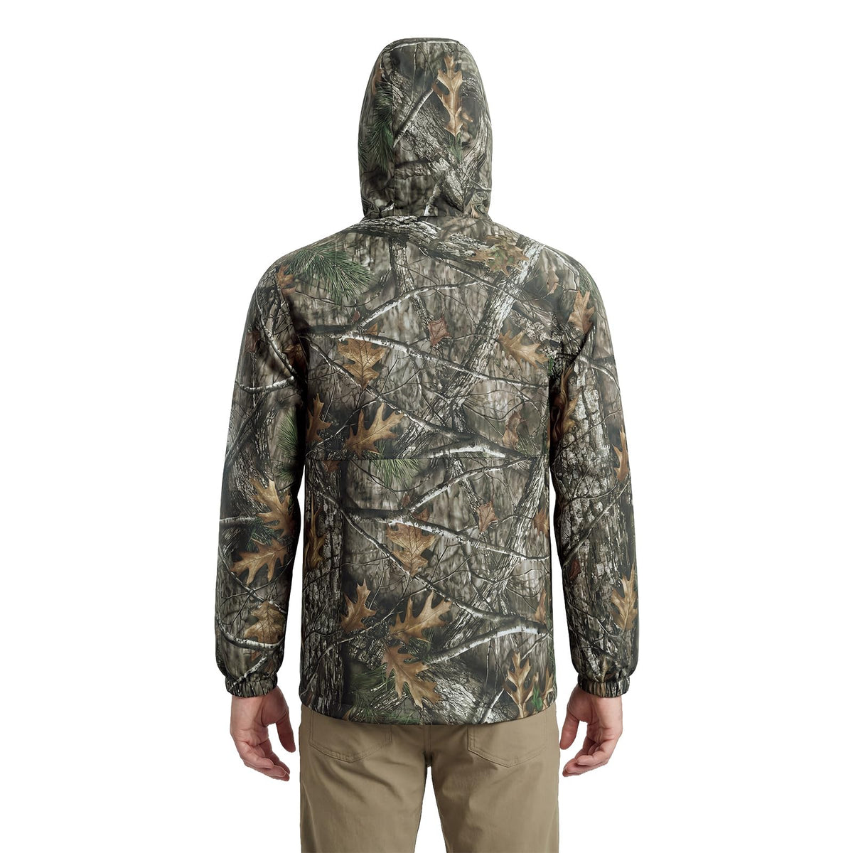 LOOGU Men’s Lightweight Waterproof Rain Shell Packable with Hood J10 — Loogu Super Tree Camo