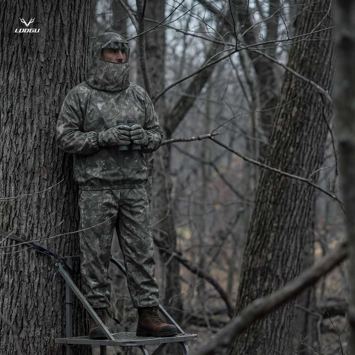 LOOGU Camo Mosquito Suits — Loogu Veil Timber
