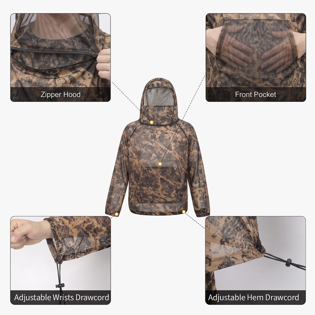 LOOGU Camo Mosquito Suits — Loogu Veil ReedStone