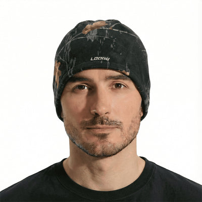 LOOGU Unisex Camo Beanie Hat for Hunting Ents B10