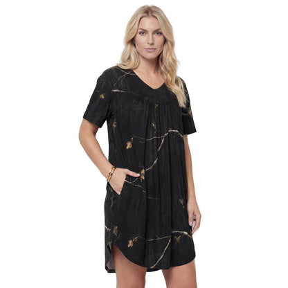 LOOGU Women's Nightgown with Pockets WN10