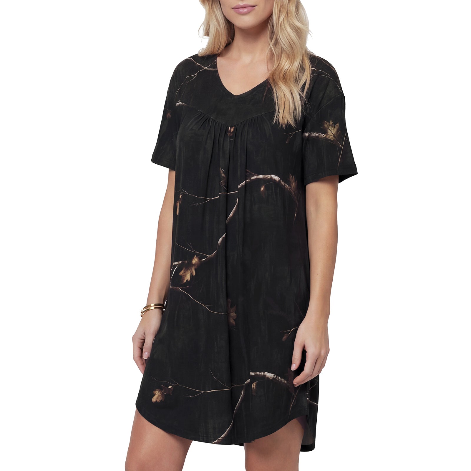 LOOGU Women's Nightgown with Pockets WN10