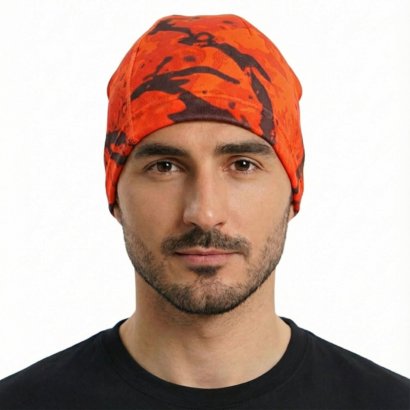 LOOGU  Unisex Camo Beanie Hat for Hunting B09