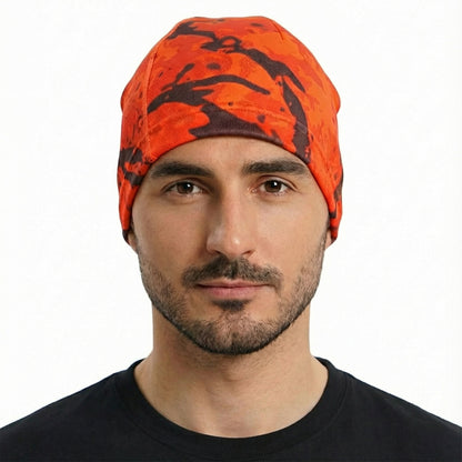 LOOGU  Unisex Camo Beanie Hat for Hunting B09