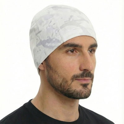 Fleece-Lined Camo Beanie B09