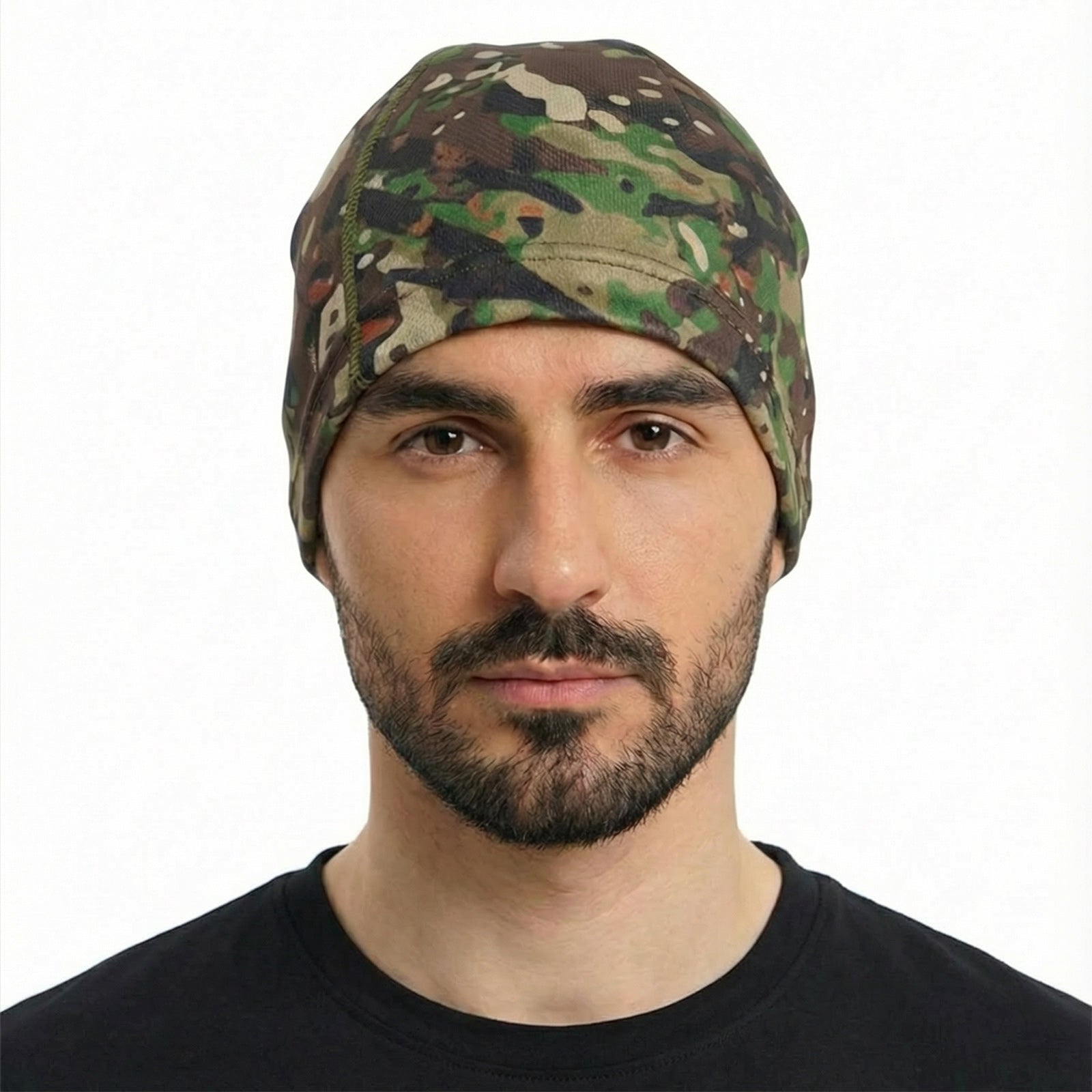 LOOGU  Unisex Camo Beanie Hat for Hunting B09