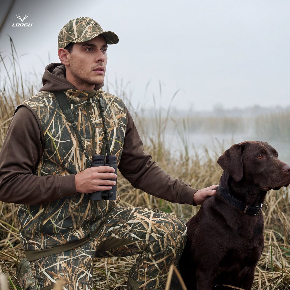 Fleece-Lined Hunting Vest M10-1