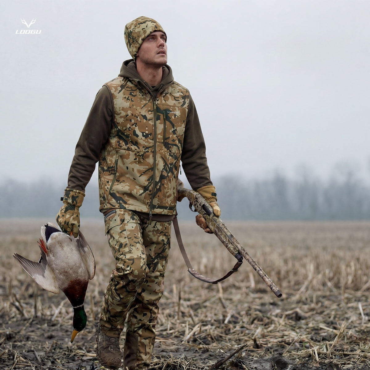Fleece-Lined Hunting Vest M10-1