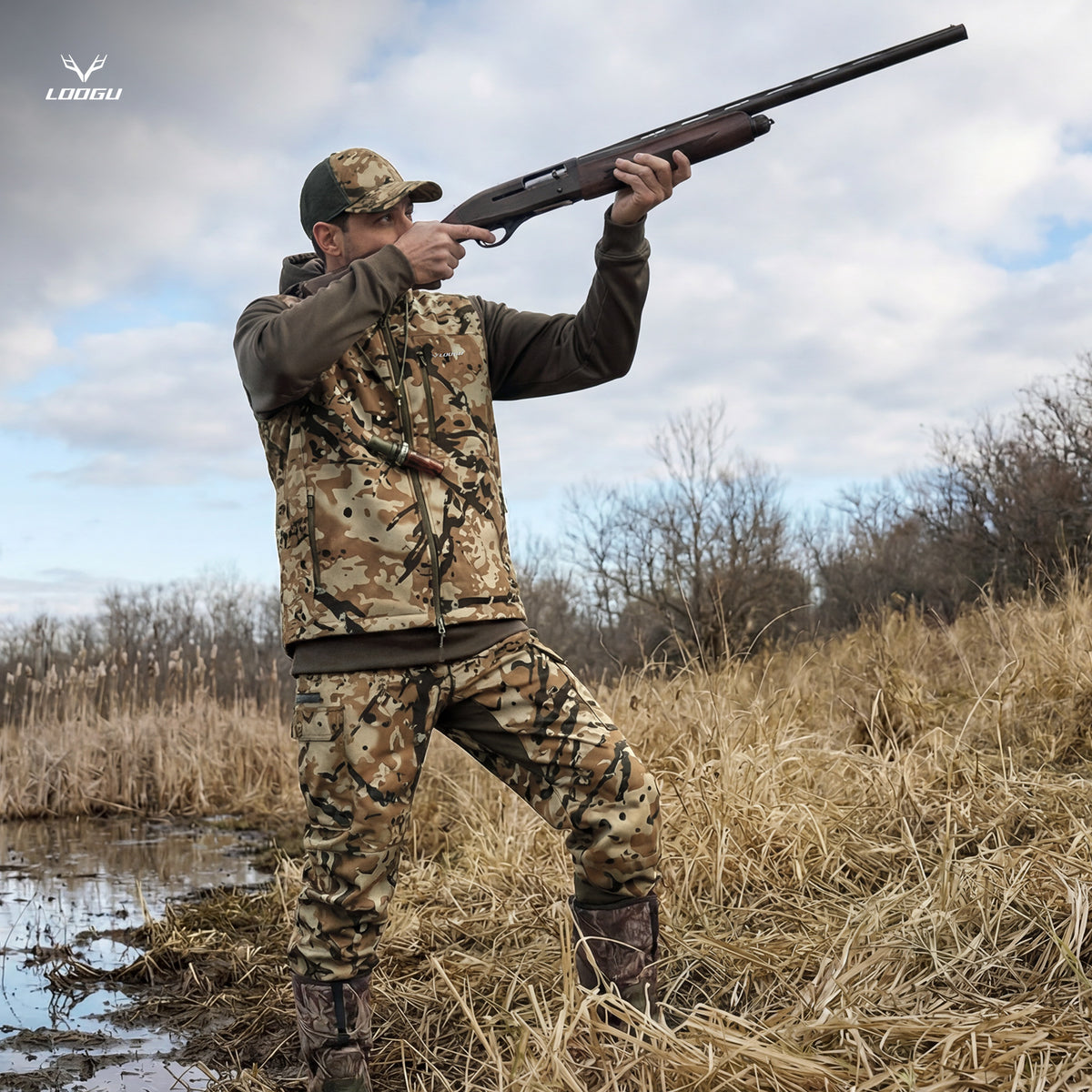 Fleece-Lined Hunting Vest M10-1