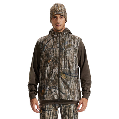 LOOGU Mens Camo Hunting Fleece Insulation Vest M10-1
