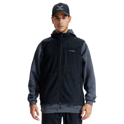 LOOGU Mens Hiking Fleece Insulation Vest M10-1
