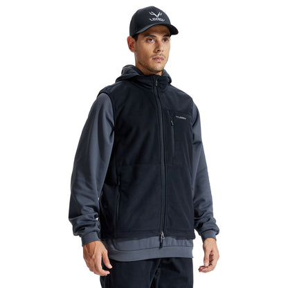 LOOGU Mens Hiking Fleece Insulation Vest M10-1