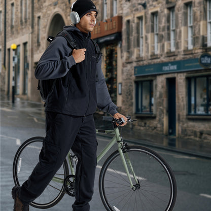 LOOGU Mens Hiking Fleece Insulation Vest M10-1