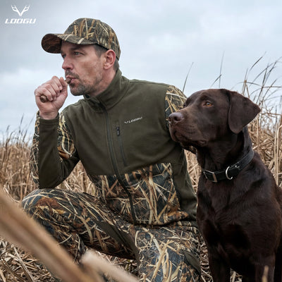 LOOGU Camo Hunting Fleece Lining Jacket M40