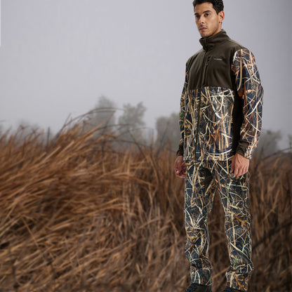 LOOGU Camo Hunting  Fleece Insulation Pants 5 pocket P10-1