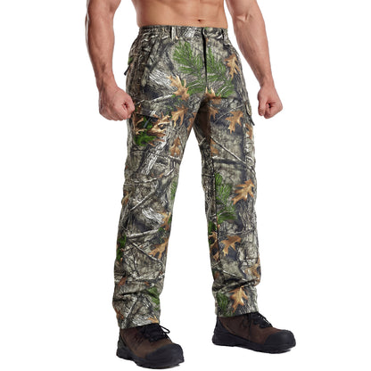 LOOGU Camo Hunting  Fleece Insulation Pants 5 pocket P10-1