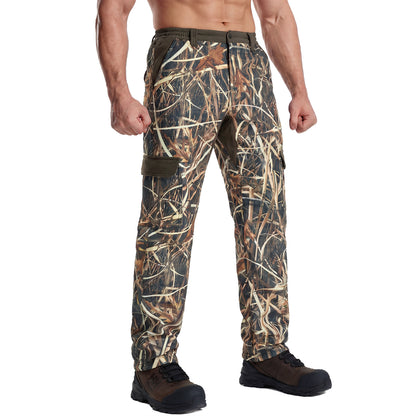 LOOGU Camo Hunting  Fleece Insulation Pants 6 pocket P20-1