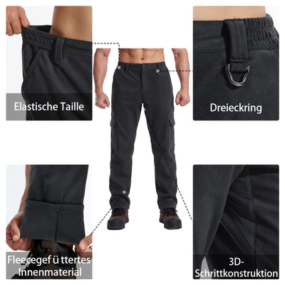 LOOGU Hiking Workwear Fleece Insulation Pants 6 pocket P20-1