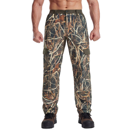 LOOGU Camo Hunting  Fleece Insulation Pants 6 pocket P20-1