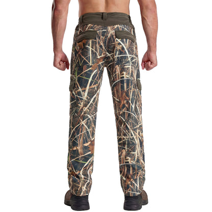 LOOGU Camo Hunting  Fleece Insulation Pants 6 pocket P20-1
