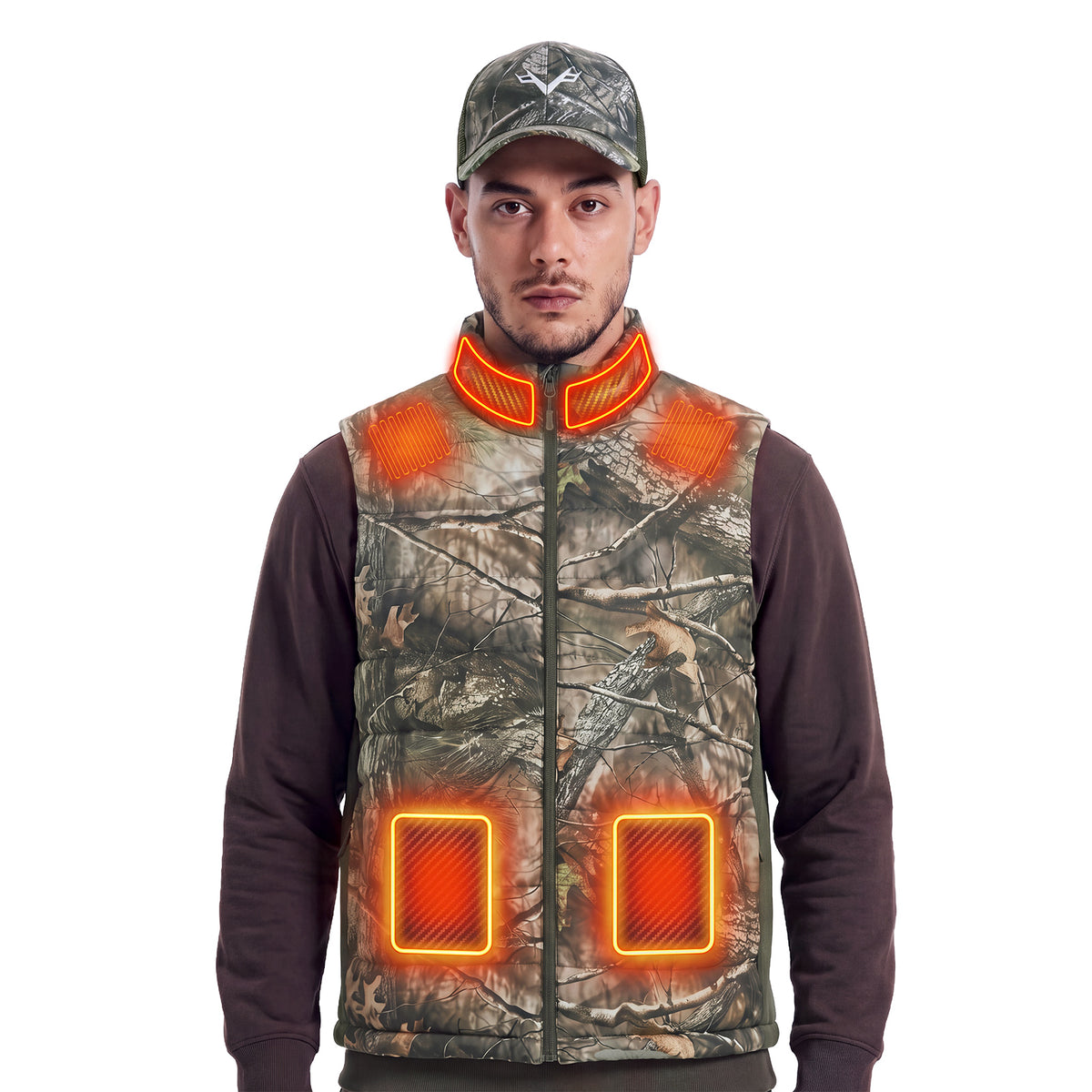 Heated Camo Hunting Vest RM10