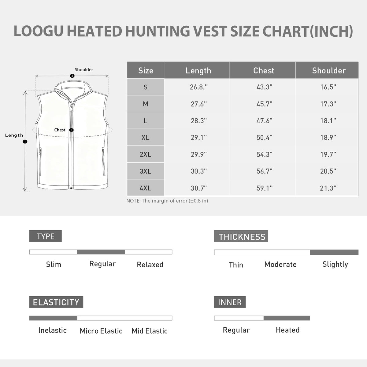Heated Camo Hunting Vest RM10
