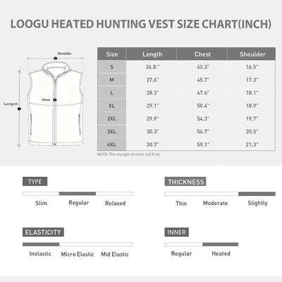 Heated Camo Hunting Vest RM10