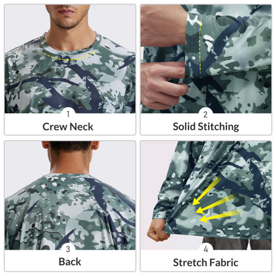 LOOGU Men’s Hunting Camo Shirt  Spretta Camo T20