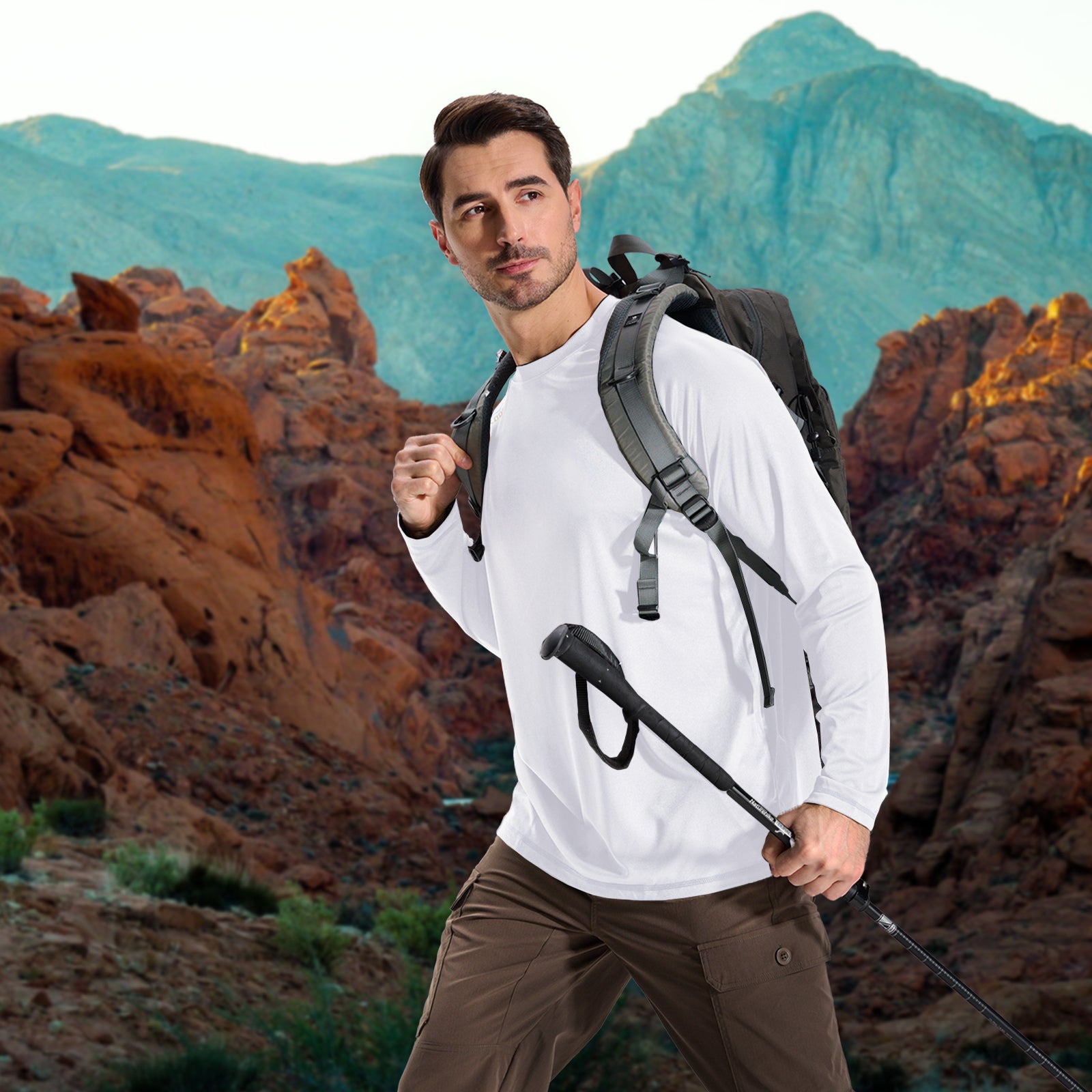 LOOGU Outdoor Hiking Long Sleeve Shirt T30