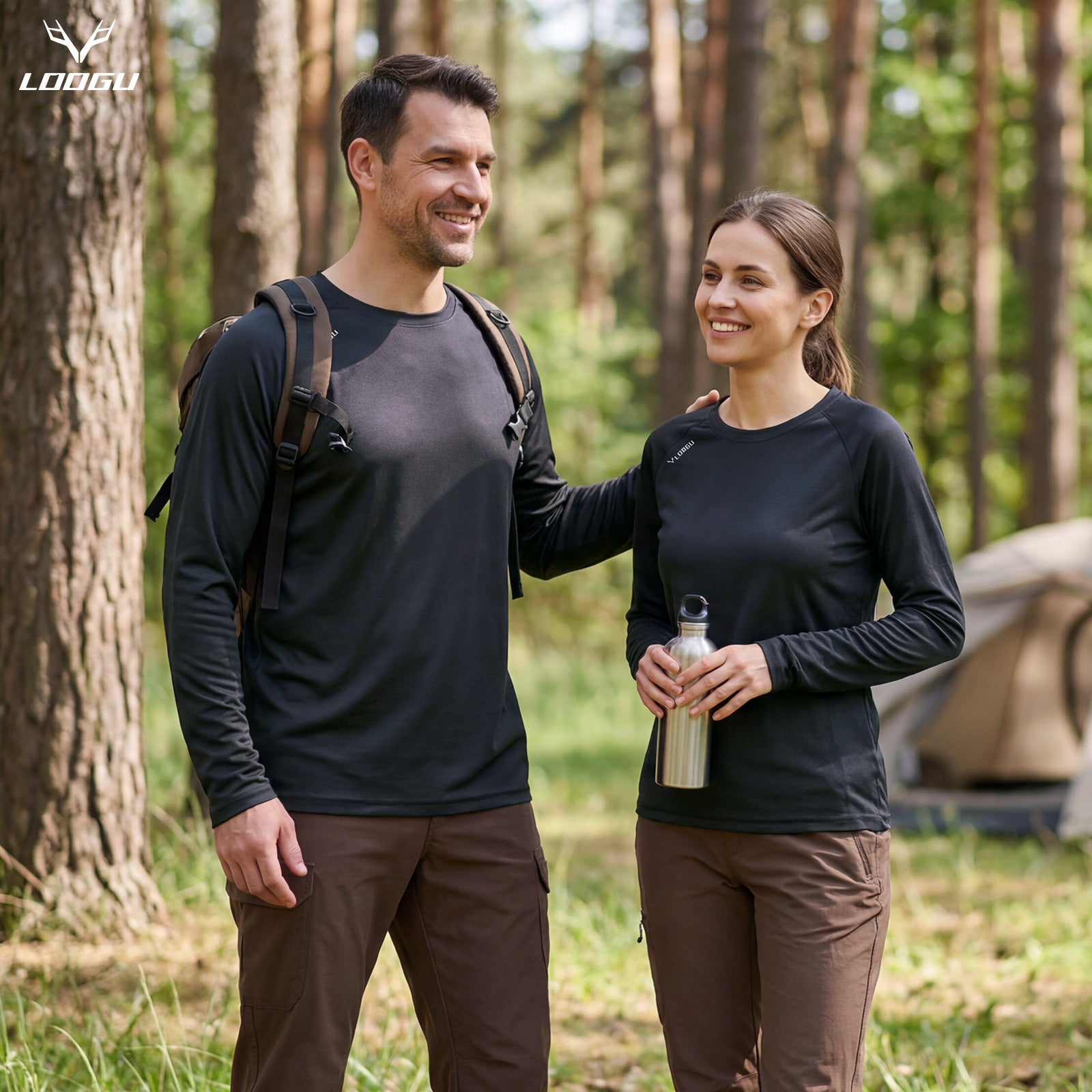 LOOGU Outdoor Hiking Long Sleeve Shirt T30