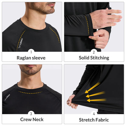 LOOGU Outdoor Hiking Long Sleeve Shirt T30