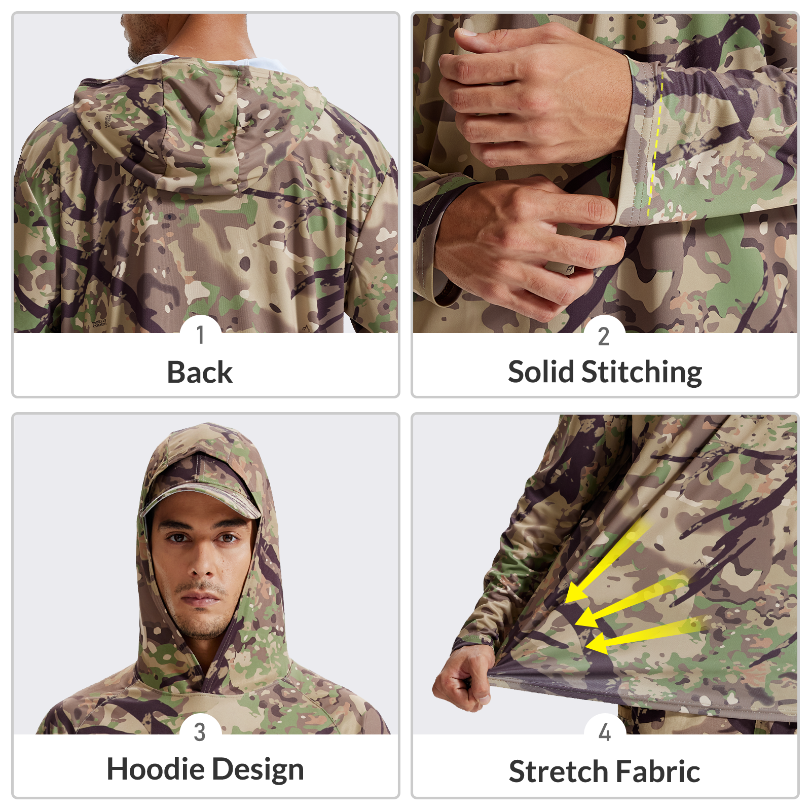 LOOGU Hunting Long Sleeve  Hoodie T50