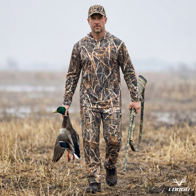 LOOGU Camo Hunting Pants 7 Pockets H30
