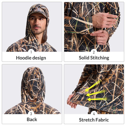 LOOGU Hunting Long Sleeve  Hoodie T50