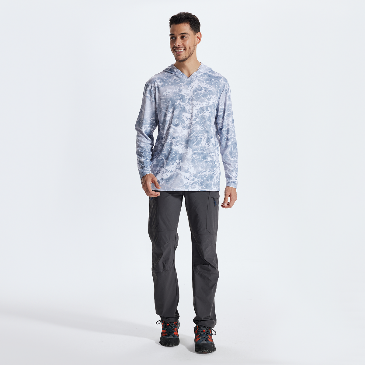 LOOGU Men's UPF 50+ Long Sleeve Shirts T70