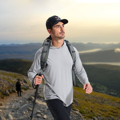 LOOGU Men's UPF 50+ Long Sleeve Shirts T70