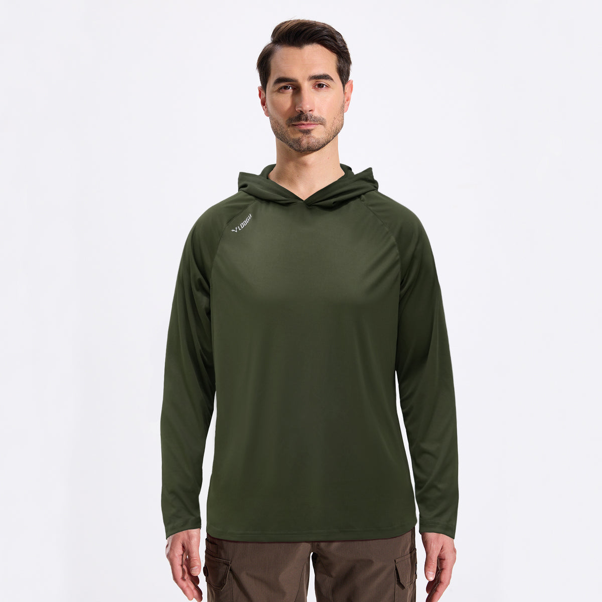LOOGU Men's UPF 50+ Long Sleeve Shirts T70