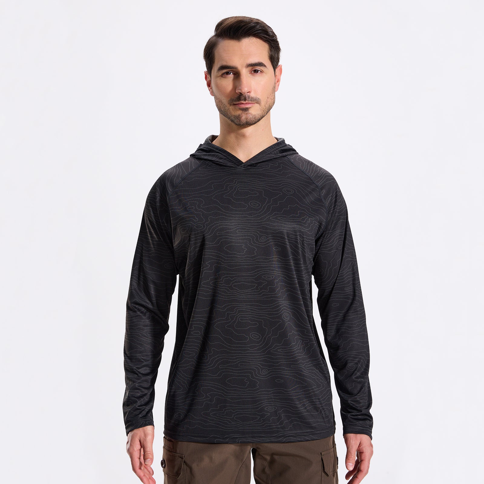 LOOGU Men's UPF 50+ Long Sleeve Shirts T70